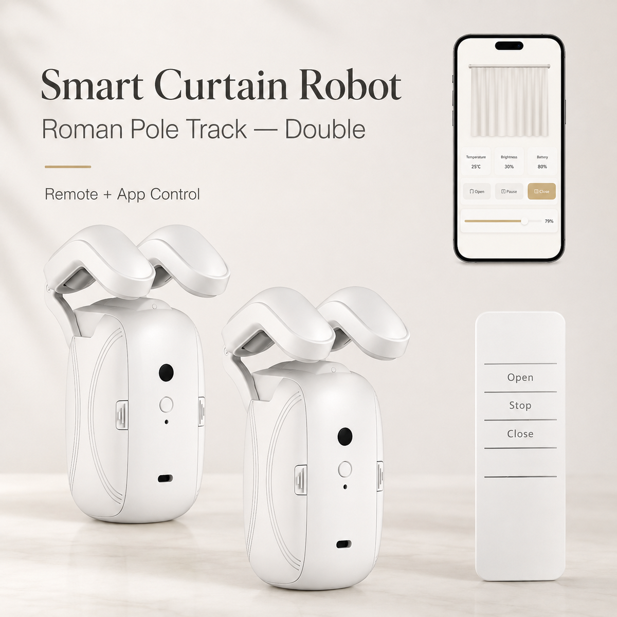 Ringlet Curtain Smart-Motor