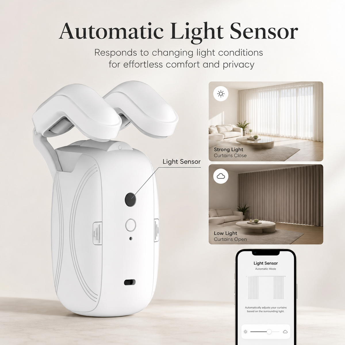 Ringlet Curtain Smart-Motor