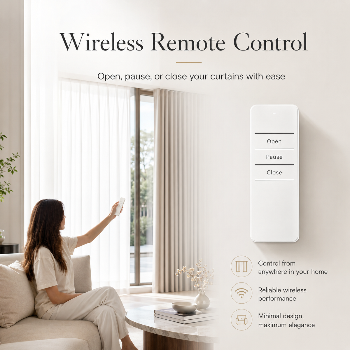 Ringlet Curtain Smart-Motor