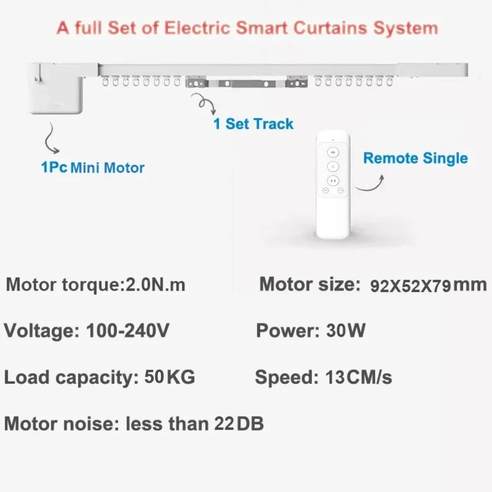 Track Curtain Smart Motor