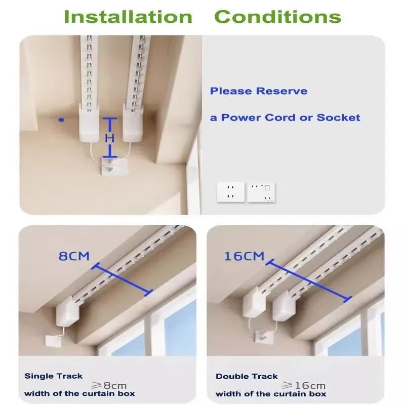 Track Curtain Smart Motor